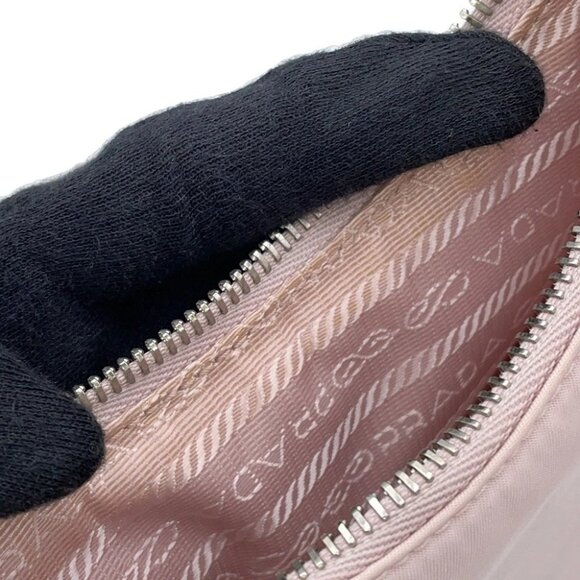 PRADA Re-Nylon Re-Edition 2005 Shoulder Bag Nylon Pink 1BH204 - Picture 12 of 16